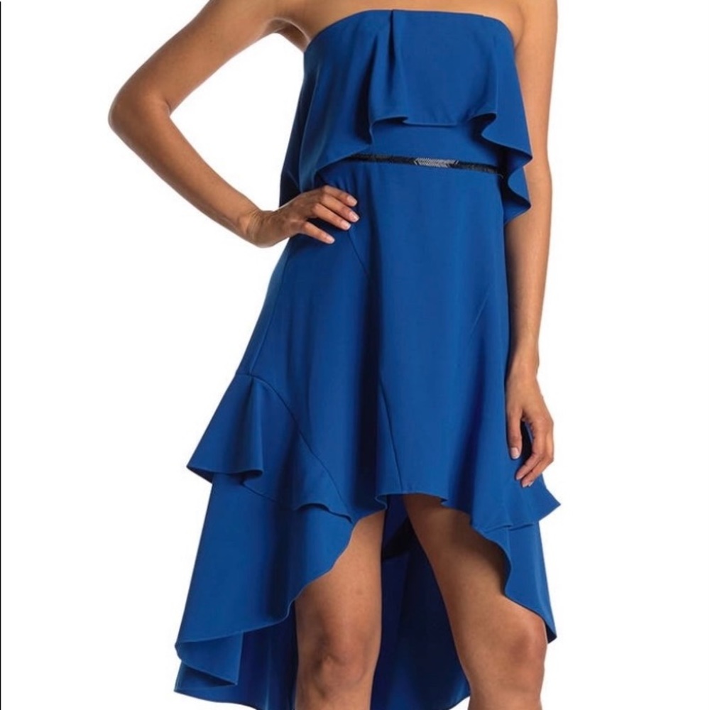 Halston Heritage Strapless Dress